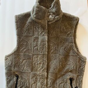 Kerrits Embossed Fleece Equestrian Vest  size S good used condition